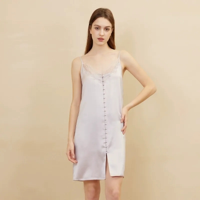 dongguan loungewear factory, dongguan loungewear silk slip dress  supplier