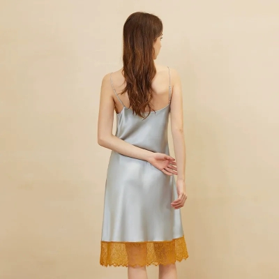 dongguan loungewear factory, dongguan loungewear  silk slip dress  supplier