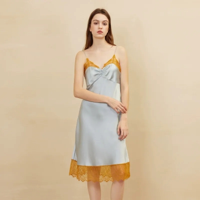 dongguan loungewear factory, dongguan loungewear silk slip dress  supplier