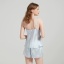 dongguan loungewear factory, dongguan loungewear silk women suits  supplier