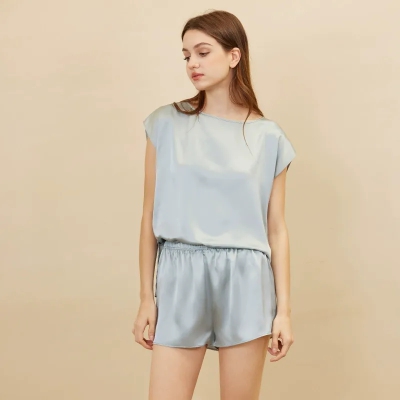 dongguan loungewear factory, dongguan loungewear silk women suits  supplier