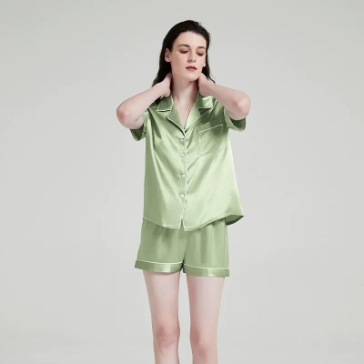 dongguan loungewear factory, dongguan loungewear  silk women suits  supplier