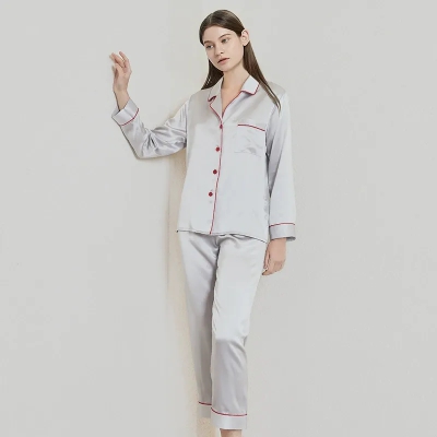 dongguan loungewear factory, dongguan loungewear  silk women suits  supplier