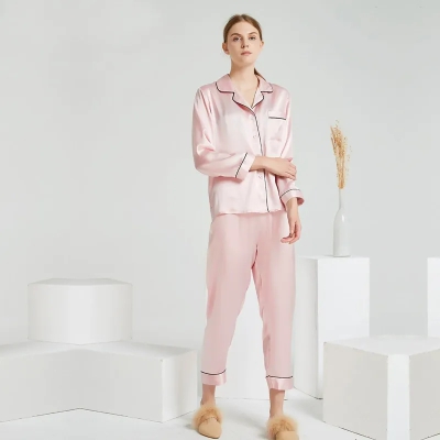 dongguan loungewear factory, dongguan loungewear  silk women suits  supplier