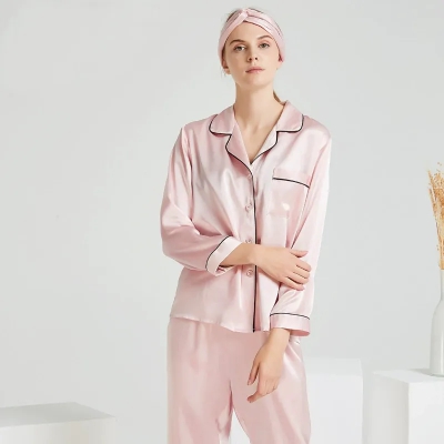 dongguan loungewear factory, dongguan loungewear silk women suits  supplier