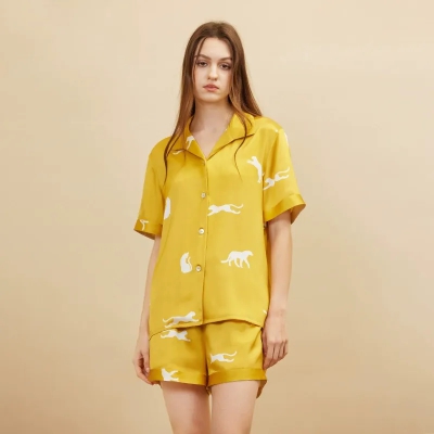 dongguan loungewear factory, dongguan loungewear  silk women suits  supplier