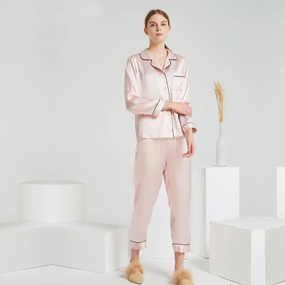 dongguan loungewear factory, dongguan loungewear  silk women suits  supplier