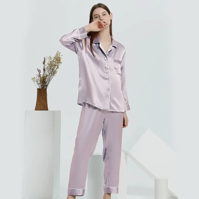 dongguan loungewear factory, dongguan loungewear silk women suits  supplier