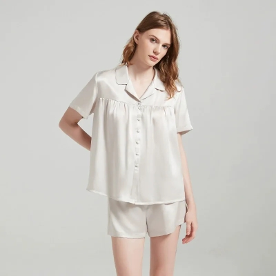 dongguan loungewear factory, dongguan loungewear  silk women suits  supplier