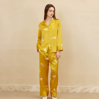 dongguan loungewear factory, dongguan loungewear silk women suits  supplier
