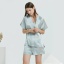 dongguan loungewear factory, dongguan loungewear silk women suits  supplier