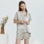 dongguan loungewear factory, dongguan loungewear silk women suits  supplier
