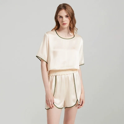 dongguan loungewear factory, dongguan loungewear  silk women suits  supplier