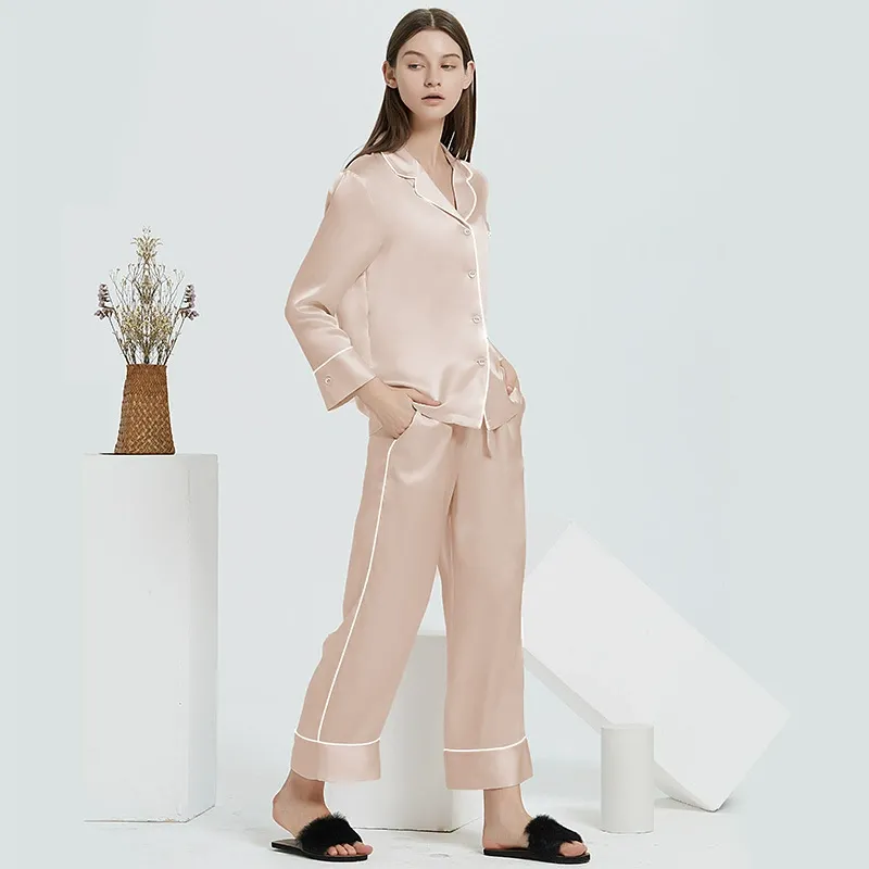 dongguan loungewear factory, dongguan loungewear  silk women suits  supplier