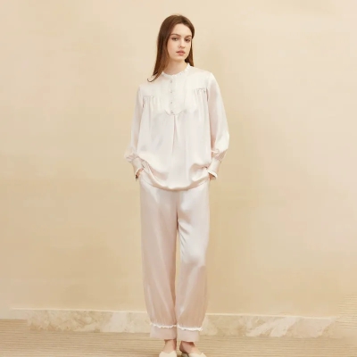 dongguan loungewear factory, dongguan loungewear  silk women suits  supplier