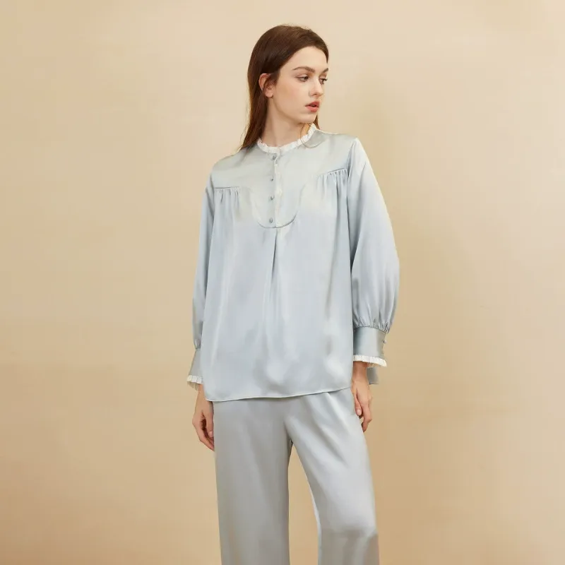 dongguan loungewear factory, dongguan loungewear  silk women suits  supplier
