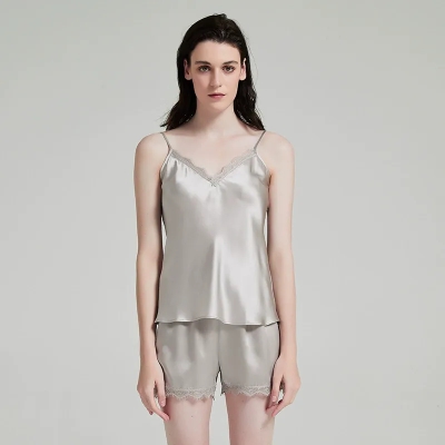 dongguan loungewear factory, dongguan loungewear silk women suits supplier