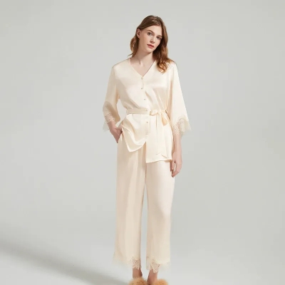 dongguan loungewear factory, dongguan loungewear silk women suits  supplier