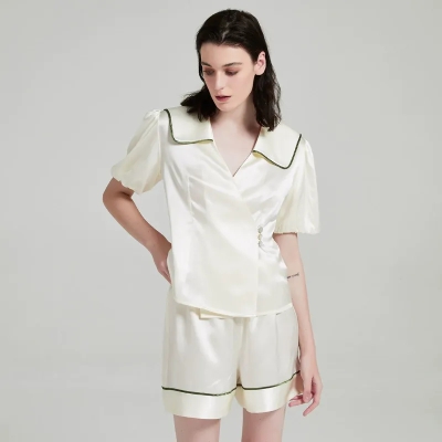 dongguan loungewear factory, dongguan loungewear  silk women suits  supplier
