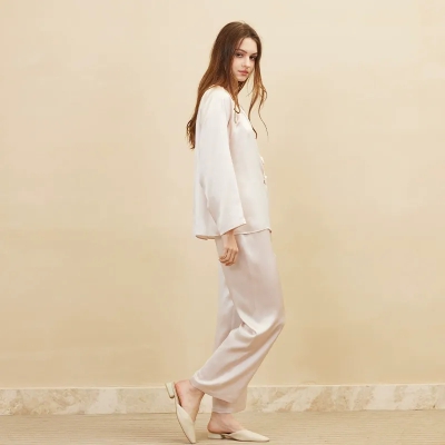 dongguan loungewear factory, dongguan loungewear  silk women suits  supplier