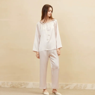 dongguan loungewear factory, dongguan loungewear  silk women suits  supplier