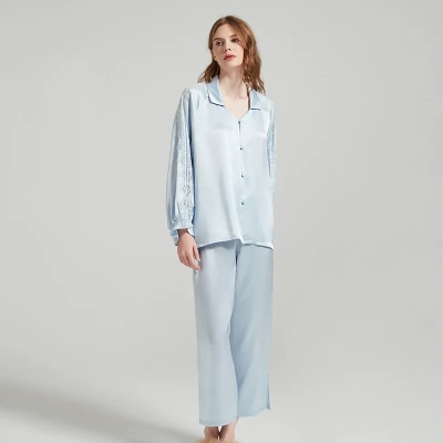 dongguan loungewear factory, dongguan loungewear silk women suits supplier
