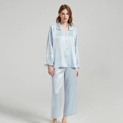 dongguan loungewear factory, dongguan loungewear silk women suits supplier