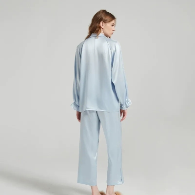 dongguan loungewear factory, dongguan loungewear silk women suits supplier