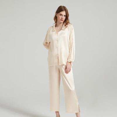 dongguan loungewear factory, dongguan loungewear silk women suits supplier