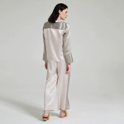 dongguan loungewear factory, dongguan loungewear  silk women suits  supplier