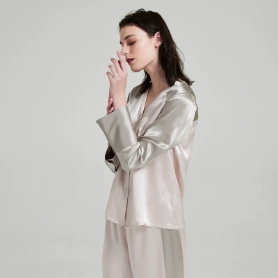 dongguan loungewear factory, dongguan loungewear  silk women suits  supplier