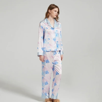 dongguan loungewear factory, dongguan loungewear  silk women suits  supplier