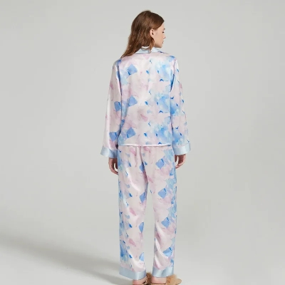 dongguan loungewear factory, dongguan loungewear  silk women suits  supplier