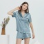 dongguan loungewear factory, dongguan loungewear silk women suits  supplier