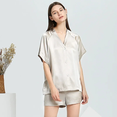 dongguan loungewear factory, dongguan loungewear silk women suits  supplier