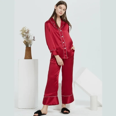 dongguan loungewear factory, dongguan loungewear  silk women suits  supplier