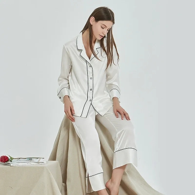 dongguan loungewear factory, dongguan loungewear silk women suits  supplier