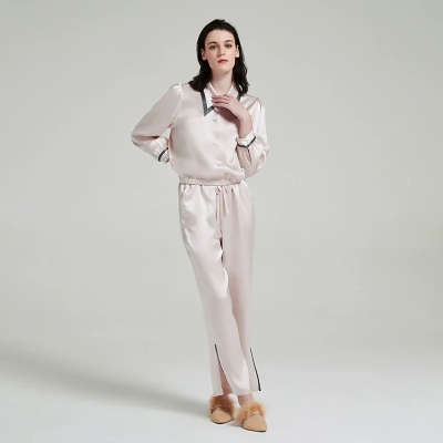 dongguan loungewear factory, dongguan loungewear  silk women suits  supplier