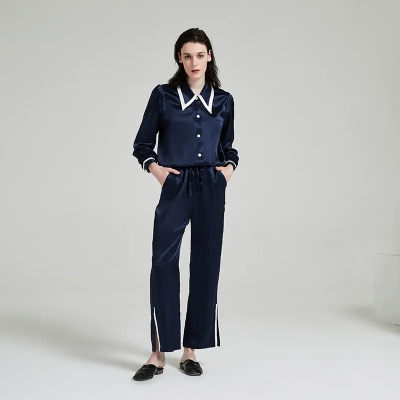 dongguan loungewear factory, dongguan loungewear  silk women suits  supplier