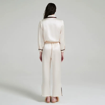 dongguan loungewear factory, dongguan loungewear  silk women suits  supplier