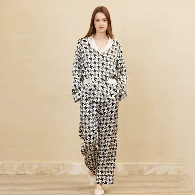 dongguan loungewear factory, dongguan loungewear silk women suits  supplier