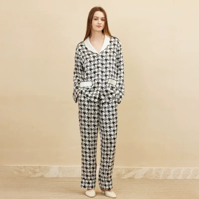 dongguan loungewear factory, dongguan loungewear silk women suits supplier