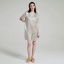 dongguan loungewear factory, dongguan loungewear silk sleep dress  supplier