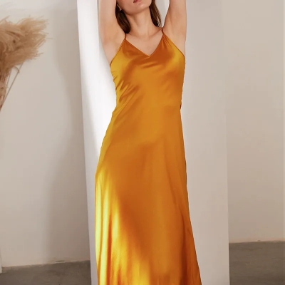 dongguan loungewear factory, dongguan loungewear silk sleep dress  supplier