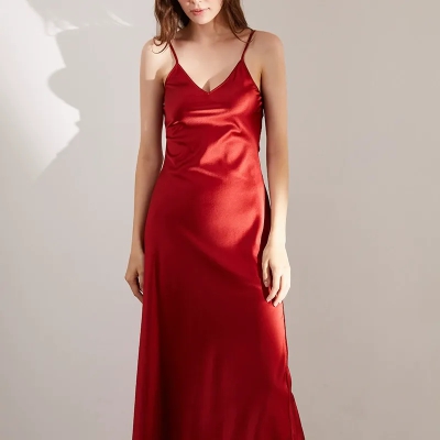 dongguan loungewear factory, dongguan loungewear  silk sleep dress  supplier