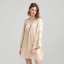 dongguan loungewear factory, dongguan loungewear silk sleep dress  supplier