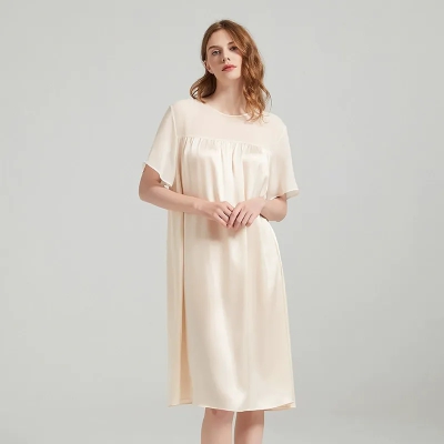 dongguan loungewear factory, dongguan loungewear  silk sleep dress  supplier