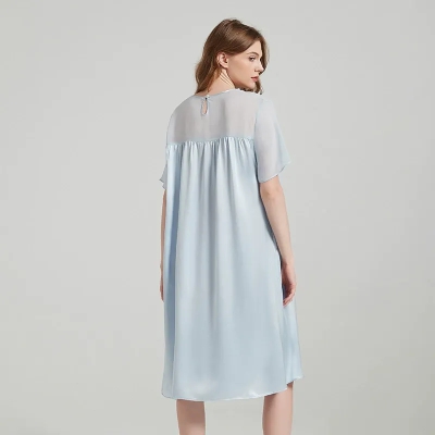 dongguan loungewear factory, dongguan loungewear  silk sleep dress  supplier