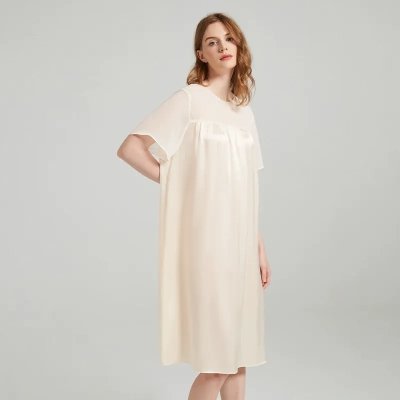 dongguan loungewear factory, dongguan loungewear  silk sleep dress  supplier