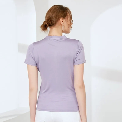 dongguan womenwear factory, dongguan womenwear silk t shirt  supplier